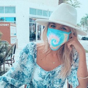 Tie dye face masks